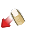 Gesture Swipe Bottom Left